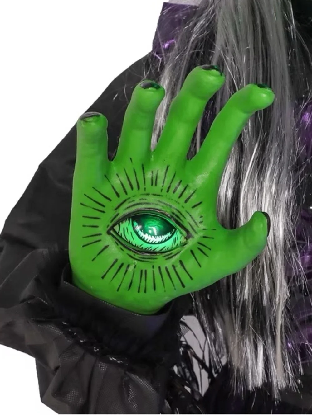 6.5' Pre-Lit Animated Floating Witch